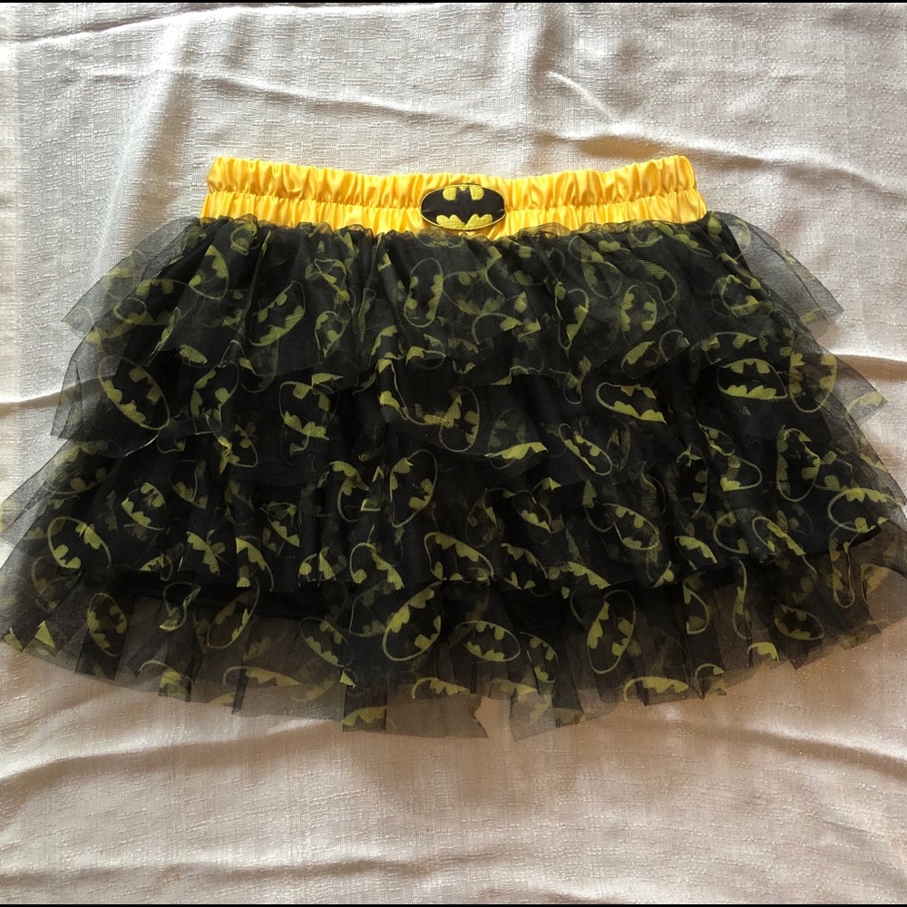 Fluffy Batman print tutu